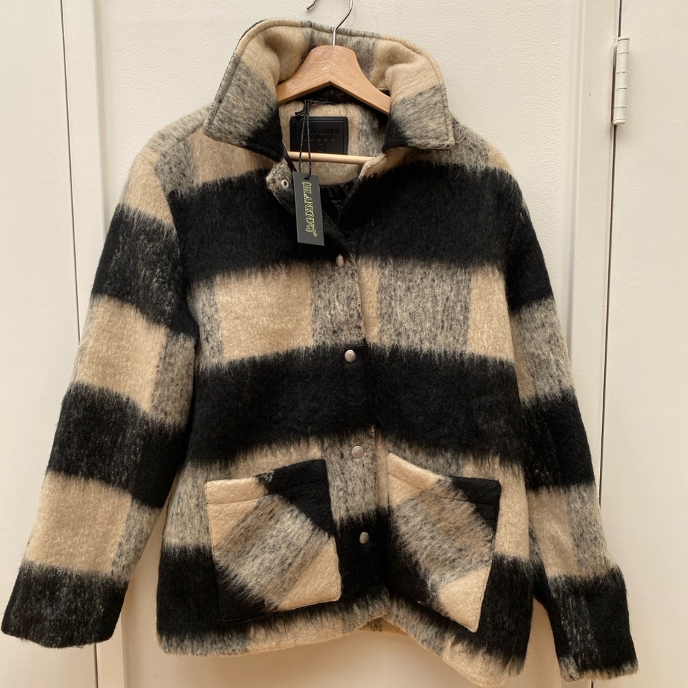 BLANK NYC Plaid Shirt Jacket